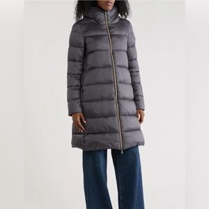 Save The Duck Lysa Puffer Coat Ebony Gray Size S
